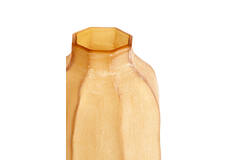 Vase Ø20,5x38 cm TEJEDA glass matt amber