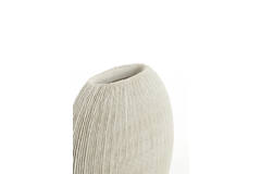 Vase deco 41x13x39,5 cm BUBIO cream