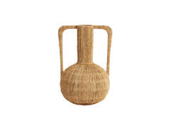 Vase deco Ø30x46 cm BLENZA jute natural