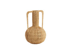 Vase deco Ø30x46 cm BLENZA jute natural