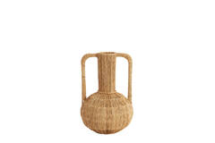 Vase deco Ø24x37 cm BLENZA jute natural