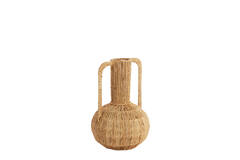 Vase deco Ø24x37 cm BLENZA jute natural