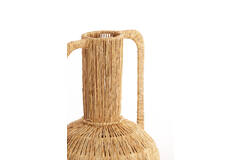 Vase deco Ø24x37 cm BLENZA jute natural