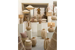 Vase deco Ø24x37 cm BLENZA jute natural