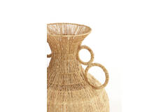 Vase deco Ø43x54 cm BRISA jute natural