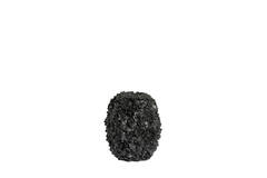 Vase deco Ø17x20 cm VIOLETA matt black