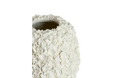 Vase deco Ø17x20 cm VIOLETA matt cream