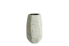 Pot deco 50x47x88 cm AGELO blue grey
