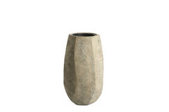 Pot deco 50x47x88 cm AGELO taupe