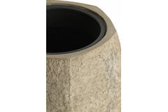 Pot deco 50x47x88 cm AGELO taupe