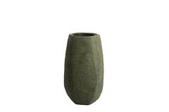 Pot deco 50x47x88 cm AGELO olive green