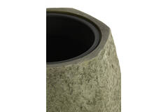 Pot deco 50x47x88 cm AGELO olive green