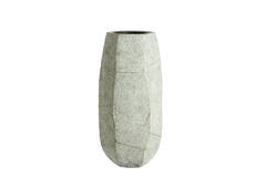 Pot deco 50x47x105 cm AGELO blue grey