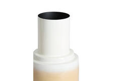 Vase deco Ø22x33,5 cm CARIMA cream+beige