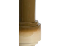 Vase deco Ø22x33,5 cm CARIMA dark brown+sand