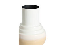 Vase deco Ø24x36 cm CARIMA cream+beige