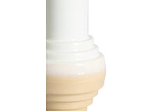 Vase deco Ø24x36 cm CARIMA cream+beige