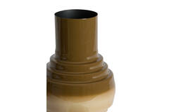 Vase deco Ø24x36 cm CARIMA dark brown+sand
