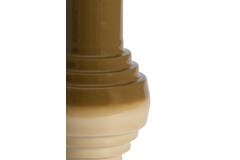Vase deco Ø24x36 cm CARIMA dark brown+sand