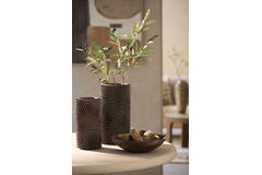 Vase deco Ø22x40 cm CALDRAS dark brown