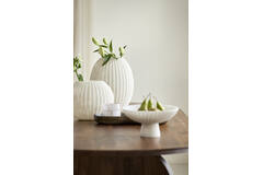 Vase 29x18x24 cm MIRALLI cream