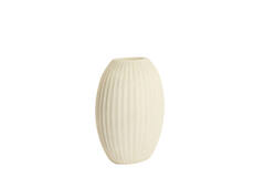 Vase 30x19,5x36 cm MIRALLI cream