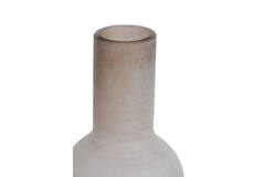 Vase Ø29x63,5 cm LAZARO glass matt light brown