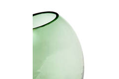 Vase 43x16x43 cm SANTINO glass clear green