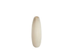 Vase 43x16x43 cm SANTINO glass matt light brown