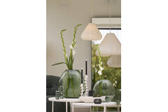 Vase 33x13x33,5 cm SANTINO glass clear green
