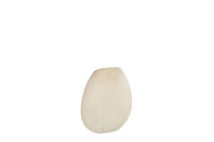Vase 33x13x33,5 cm SANTINO glass matt light brown
