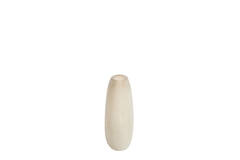Vase 33x13x33,5 cm SANTINO glass matt light brown