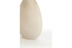Vase 33x13x33,5 cm SANTINO glass matt light brown