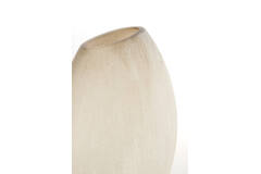 Vase 33x13x33,5 cm SANTINO glass matt light brown