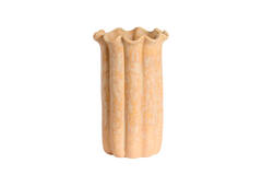 Vase deco Ø23,5x38 cm SEDONI ceramics light peach