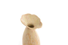 Vase deco Ø14x24 cm CULLA ceramics light peach
