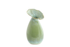 Vase deco Ø15,5x29 cm CULLA ceramics green+light blue