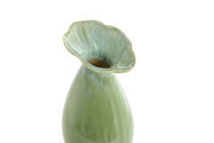 Vase deco Ø15,5x29 cm CULLA ceramics green+light blue