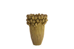 Vase deco Ø30x45,5 cm FYNARA ceramics ocher yellow