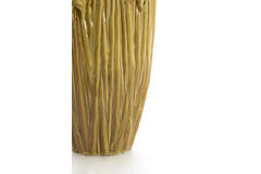 Vase deco Ø30x45,5 cm FYNARA ceramics ocher yellow