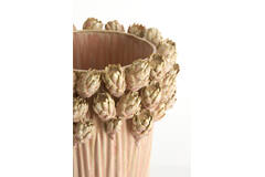 Vase deco Ø30x45,5 cm FYNARA ceramics light pink