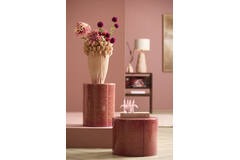 Vase deco Ø30x45,5 cm FYNARA ceramics light pink