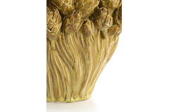 Vase deco Ø28x20,5 cm FYNARA ceramics ocher yellow