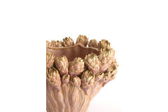 Vase deco Ø28x20,5 cm FYNARA ceramics light pink