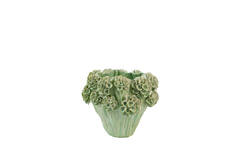 Vase deco Ø38x32 cm LUSERNA ceramics mint green