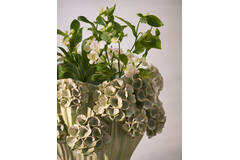 Vase deco Ø38x32 cm LUSERNA ceramics mint green