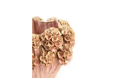 Vase deco Ø38x32 cm LUSERNA ceramics light pink