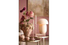 Vase deco Ø38x32 cm LUSERNA ceramics light pink