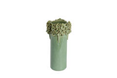 Vase deco Ø16x31 cm LUSERNA ceramics mint green