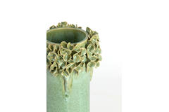 Vase deco Ø16x24 cm LUSERNA ceramics mint green